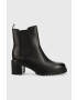 Tommy Hilfiger Δερμάτινες μπότες τσέλσι Outdoor Chelsea Mid Heel Boot - Pepit.gr