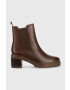 Tommy Hilfiger Δερμάτινες μπότες τσέλσι Outdoor Chelsea Mid Heel Boot - Pepit.gr