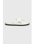 Tommy Hilfiger Δερμάτινες παντόφλες STRAP FEMININE SANDAL - Pepit.gr