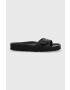 Tommy Hilfiger Δερμάτινες παντόφλες TH MULE SANDAL LEATHER - Pepit.gr