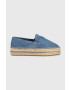 Tommy Hilfiger Εσπαντρίγιες σουέτ TH SUEDE FLATFORM ESPADRILLE - Pepit.gr