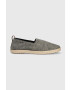 Tommy Hilfiger Εσπαντρίγιες TH ESPADRILLE CORE CHAMBRAY χρώμα: μαύρο FM0FM04451 - Pepit.gr