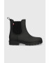 Tommy Hilfiger Ουέλλινγκτον Fw0fw06897 Matt Ankle Rainboot With Elastic - Pepit.gr