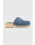 Tommy Hilfiger Παντόφλες σουέτ TH CLOG SUEDE - Pepit.gr