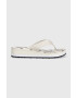 Tommy Hilfiger Σαγιονάρες TOMMY ROPE M WEDGE SANDAL χρώμα: άσπρο FW0FW07148 - Pepit.gr