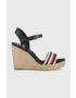 Tommy Hilfiger Σανδάλια CORPORATE WEDGE - Pepit.gr