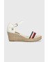 Tommy Hilfiger Σανδάλια MID WEDGE CORPORATE - Pepit.gr