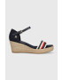 Tommy Hilfiger Σανδάλια MID WEDGE CORPORATE - Pepit.gr