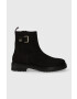 Tommy Hilfiger Σουέτ μπότες BELT BOOTIE NUBUCK - Pepit.gr