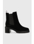 Tommy Hilfiger Σουέτ μπότες τσέλσι Outdoor Chelsea Mid Heel Boot - Pepit.gr