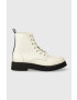 Tommy Jeans Δερμάτινες μπότες TJW LACE UP FLAT BOOT - Pepit.gr