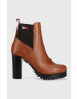 Tommy Jeans Δερμάτινες μπότες τσέλσι Essentials High Heel Boot - Pepit.gr