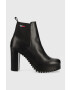 Tommy Jeans Δερμάτινες μπότες τσέλσι Essentials High Heel Boot - Pepit.gr