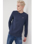 Tommy Jeans Longsleeve ανδρικο χρώμα: ναυτικό μπλε - Pepit.gr