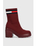 Tommy Jeans Μποτάκια Water Resistent Knitted Boot - Pepit.gr