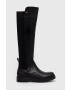 Tommy Jeans Μπότες Long Leather Boot - Pepit.gr