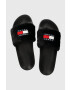 Tommy Jeans Παντόφλες TJW FUR POOL SLIDE - Pepit.gr