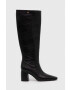 Tory Burch Δερμάτινες μπότες BANANA TALL BOOT - Pepit.gr