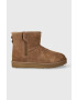 Ugg Μπότες χιονιού σουέτ Classic Mini Bailey Zip - Pepit.gr