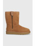 Ugg Μπότες χιονιού σουέτ Classic Short Bailey Zip - Pepit.gr