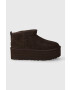 Ugg Μπότες χιονιού σουέτ Classic Ultra Mini Platform - Pepit.gr