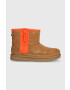 Ugg Μπότες χιονιού σουέτ για παιδιά KIDS CLASSIC MINI ZIPPER TAPE L - Pepit.gr