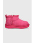 Ugg Μπότες χιονιού σουέτ για παιδιά T CLASSIC ULTRA MINI - Pepit.gr