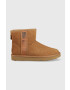 Ugg Μπότες χιονιού σουέτ W Classic Mini Slide Logo - Pepit.gr