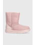 Ugg Παιδικές δερμάτινες μπότες χιονιού KIDS CLASSIC IIEL HEARTS - Pepit.gr