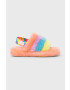 Ugg Παιδικές μάλλινες παντόφλες Fluff Yeah Slide - Pepit.gr