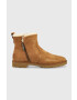 Ugg Σουέτ μπότες W Romely Zip γυναικείες χρώμα: καφέ - Pepit.gr