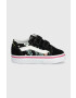 Vans Παιδικά πάνινα παπούτσια TD Old Skool V FLRL BLACK - Pepit.gr