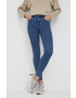 Wrangler Τζιν παντελονι High Rise Skinny Indigo Sea - Pepit.gr