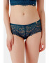 Gossard Σλιπ Dark Teal Swirl με γαλλικό κόψιμο - Pepit.gr