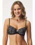 Hunkemöller Σουτιέν Rose Black ενισχυμένο - Pepit.gr