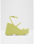 Aldo Kasie Sandals Yellow - Pepit.gr