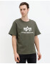 Alpha Industries Basic T-shirt Green - Pepit.gr