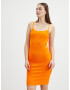 Calvin Klein Jeans Dresses Orange - Pepit.gr