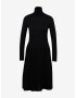 Calvin Klein Jeans Superfine Wool Flare Dresses Black - Pepit.gr