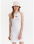 Calvin Klein Jeans Urban Logo Dresses White - Pepit.gr