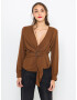 CAMAIEU Blouse Brown - Pepit.gr