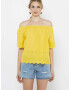 CAMAIEU Blouse Yellow - Pepit.gr