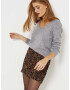 CAMAIEU Skirt Brown - Pepit.gr