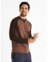 Celio Cesolrag T-shirt Brown - Pepit.gr