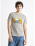 Celio The Simpsons T-shirt Grey - Pepit.gr