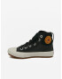 Converse Chuck Taylor All Star Berkshire Boot Leather Kids Sneakers Black - Pepit.gr