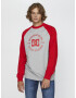 DC Star Pilot Sweatshirt Red Grey - Pepit.gr