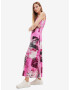 Desigual Cretona Dresses Pink - Pepit.gr