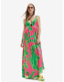 Desigual Damila Dresses Green - Pepit.gr