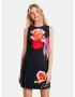 Desigual Lips Dresses Blue - Pepit.gr